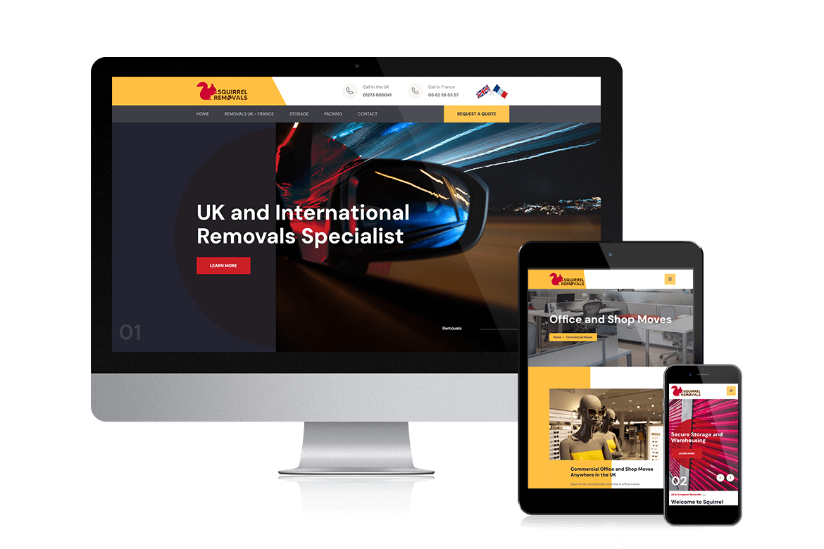 Responsive Web Design for Brighton based business